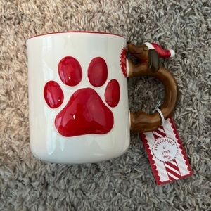Peppermint & Pine Dachshund dog paw print Mug